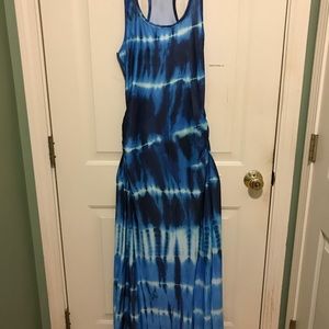 Multi Blue Tank Dress